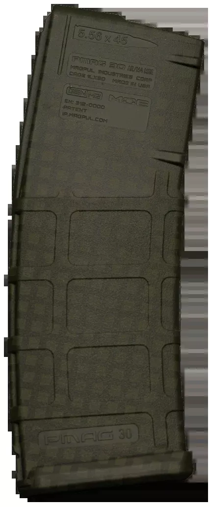 Weapon Works PMAG Gen M2 MOE 30-Round Polymer Magazine for AR/M4, Desert Night Camo 228050