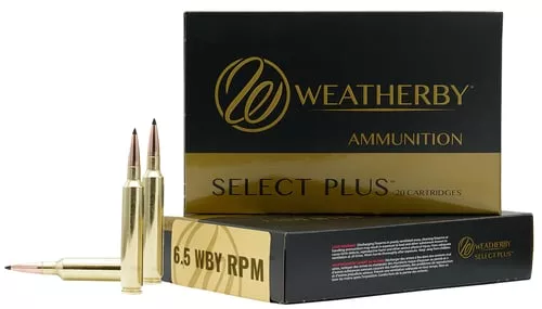Weatherby B65RPM127LRX Select Plus6.5WBYRPM 127gr Barnes LRX Lead Free 20 Per Box/10 Case