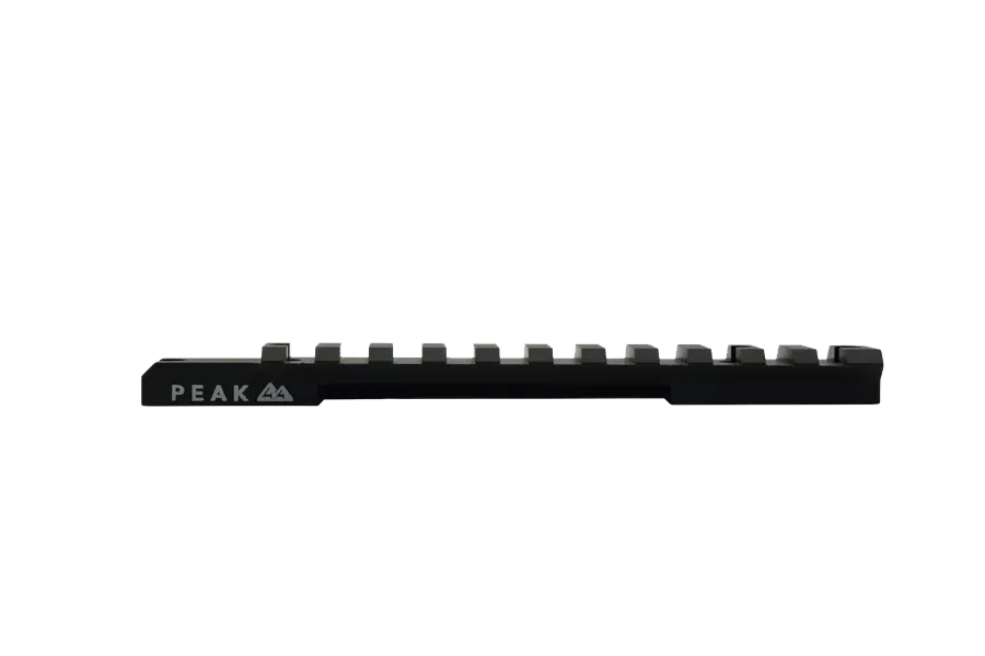 Weatherby J010003 Picatinny RailMatte Black Aluminum Weatherby Model 307 Integrated Weaver Mount Long Action 20 MOA