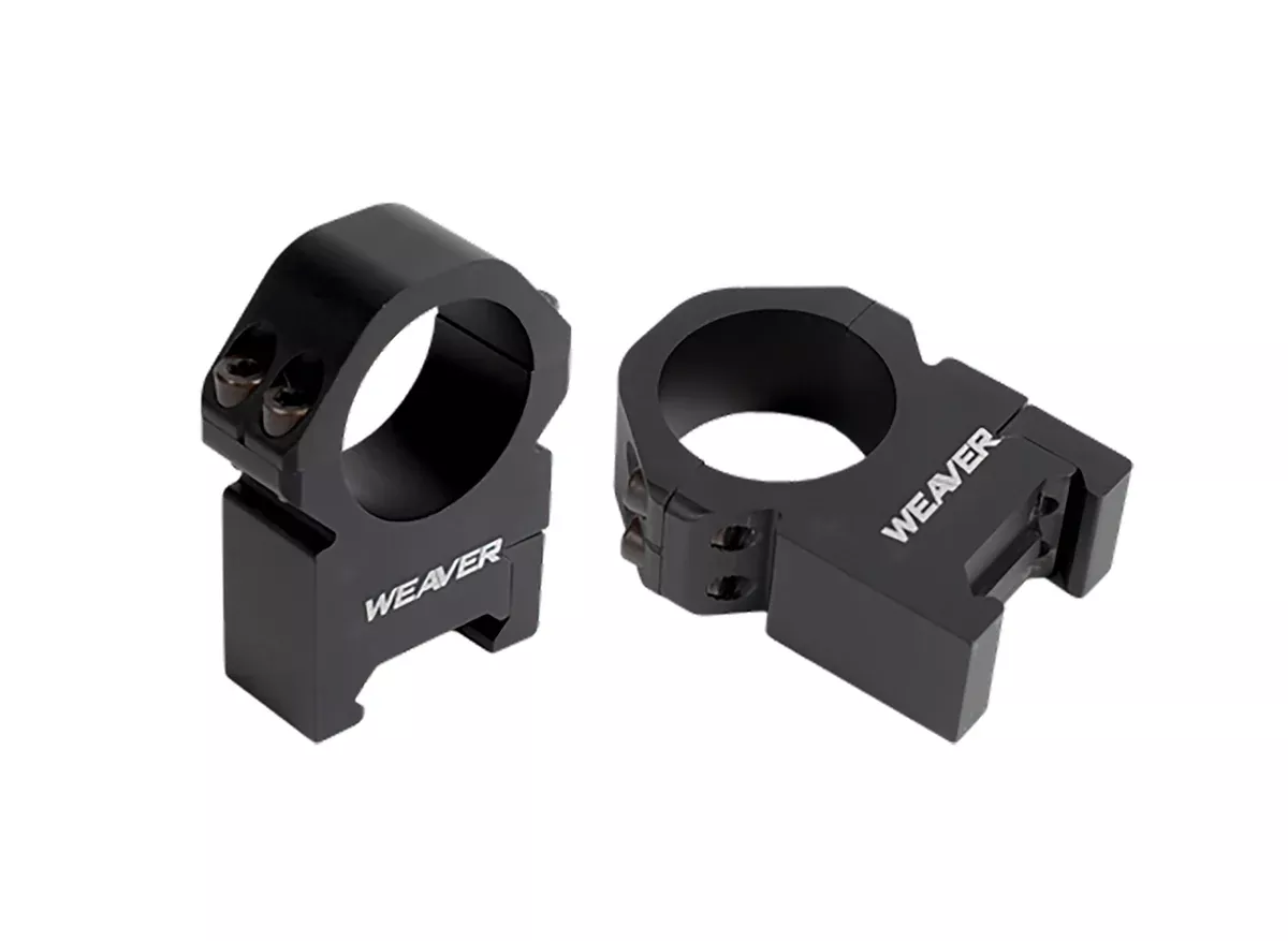 Weaver Mounts 48381 PrecisionBlack Aluminum 1" Tube Medium