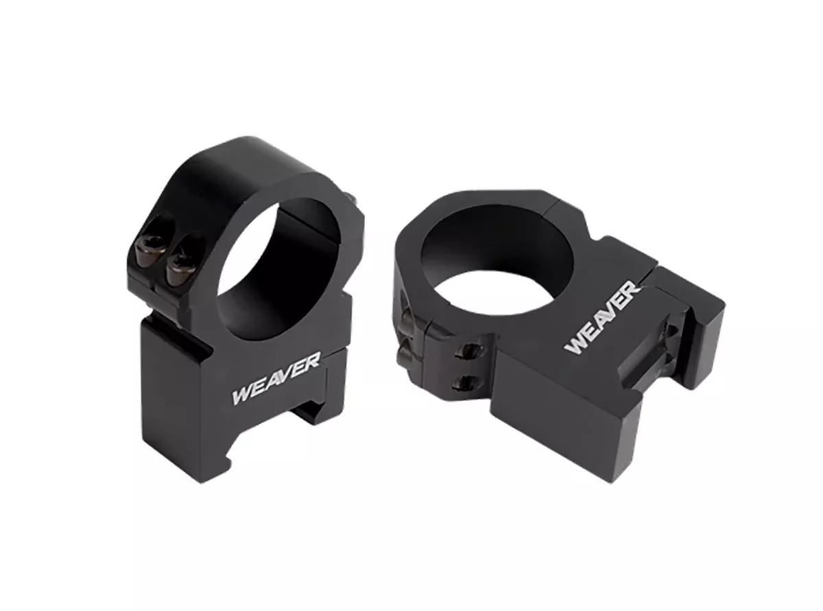 Weaver Mounts 48385 PrecisionBlack Aluminum 30mm Tube Low