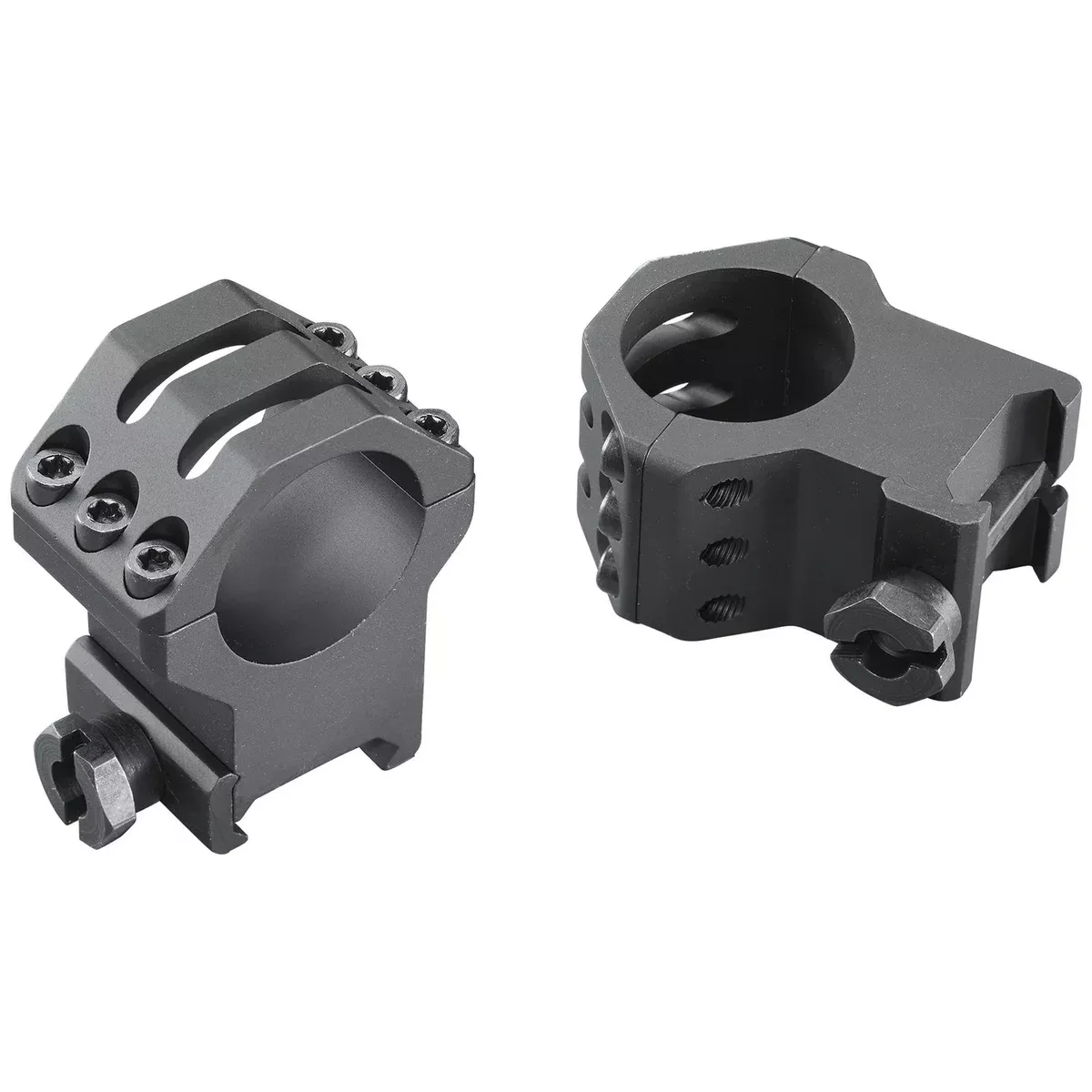 Weaver Mounts 99691 Six-Hole Picatinny RingsMatte Black 1" Extra Extra High