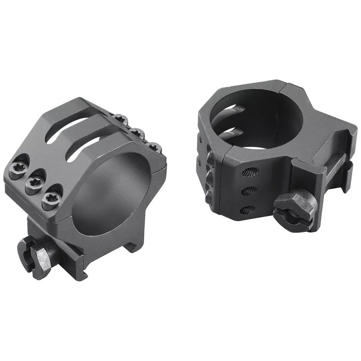 Weaver Mounts 99693 Six-Hole Picatinny RingsMatte Black 30mm Medium