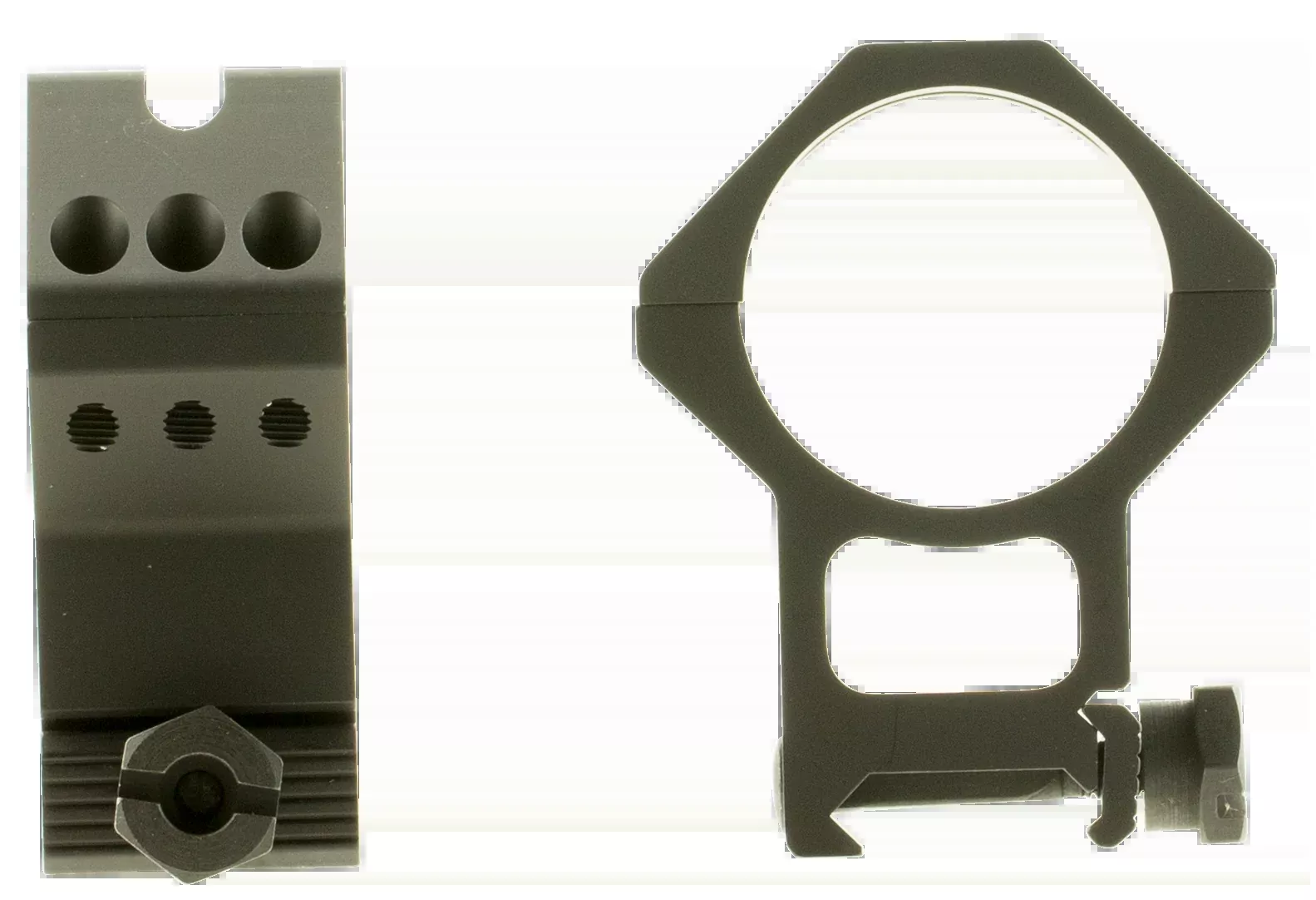 Weaver Mounts Six-Hole Skeleton Picatinny Scope Rings, 34mm Extra Extra High, Matte Black 99686