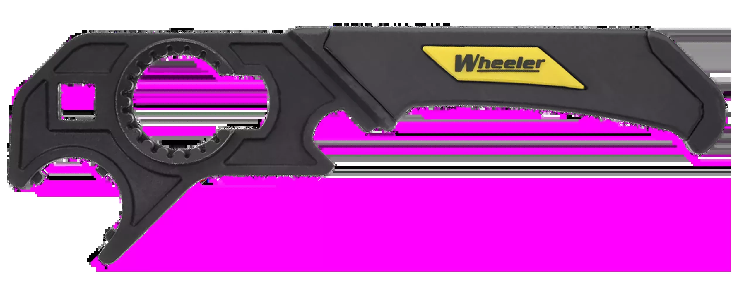 Wheeler Delta Series Professional Armorer's Wrench for AR-15, Black/Yellow Steel, Torque Handle — 1099561