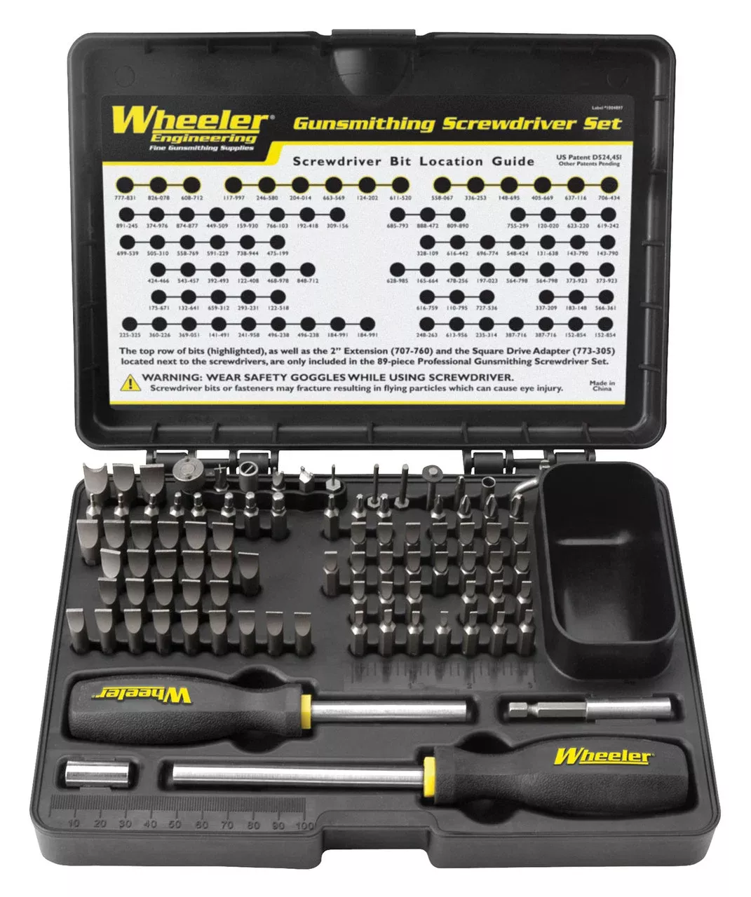 Wheeler Professional Gunsmith Screwdriver Set