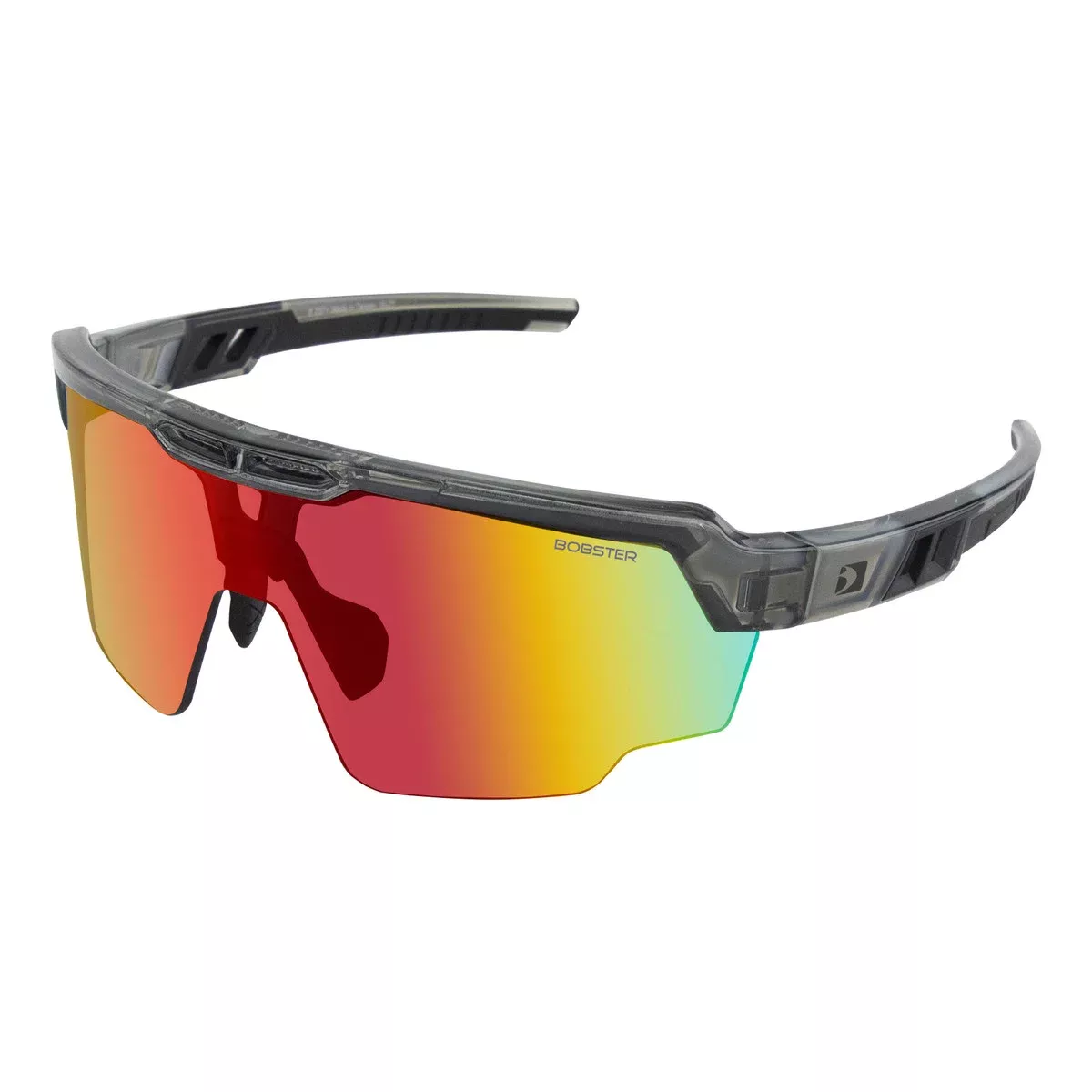 Wheelie Sunglasses - Gloss Clear/Gray Frame w/ Smoked B
