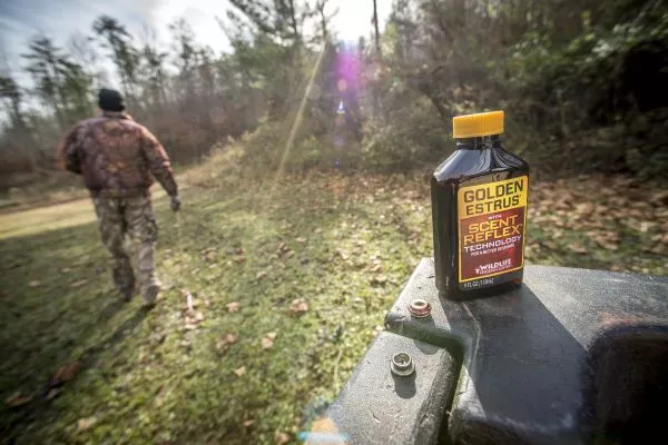 Wildlife Research Center Golden Estrus Deer Attractant with Scent Reflex Technology, 1 oz, 404