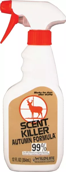 Wildlife Research Center Scent Killer Super Charged Autumn Formula Clothing Spray, 12 oz - 1572