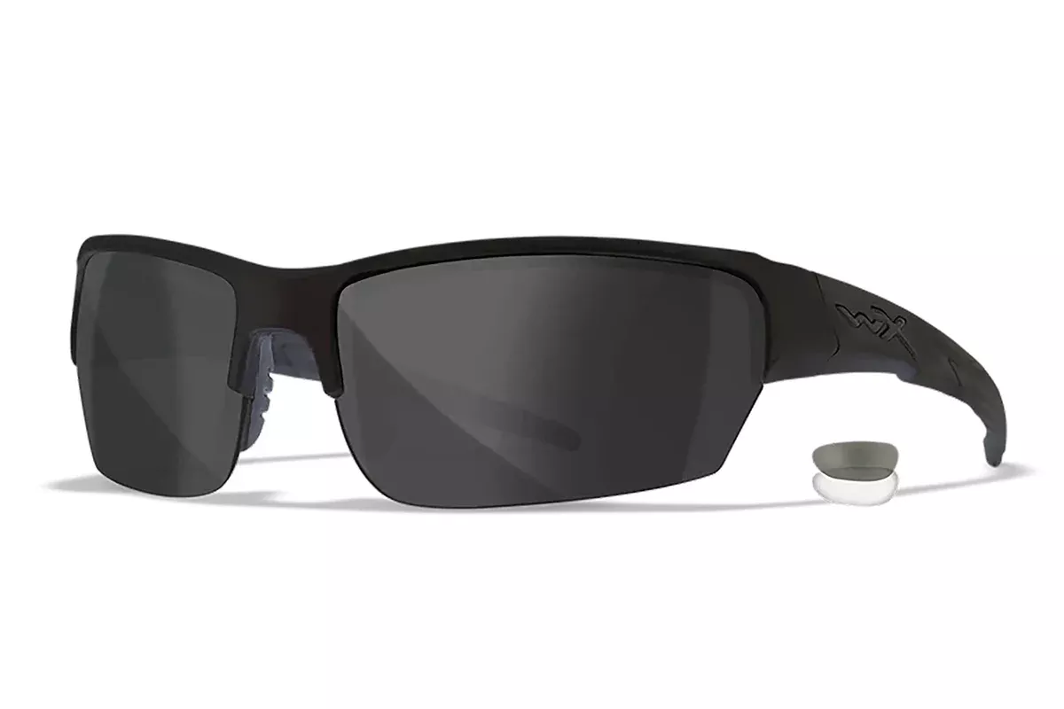 Wiley X CHSAI07 SAINTS/M Smoke Gray/Clear Lens Polycarbonate Matte Black Frame