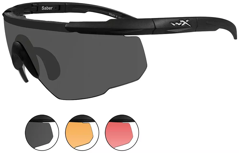 Wiley X Eyewear 309Saber Advanced Safety Glasses Matte Black