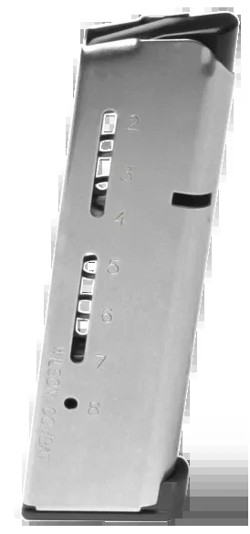 Wilson Combat 500CHD ETM 45 ACP +P 8rd 1911 Elite Tactical Pistol Magazine - Lo-Profile Steel Floor Plate