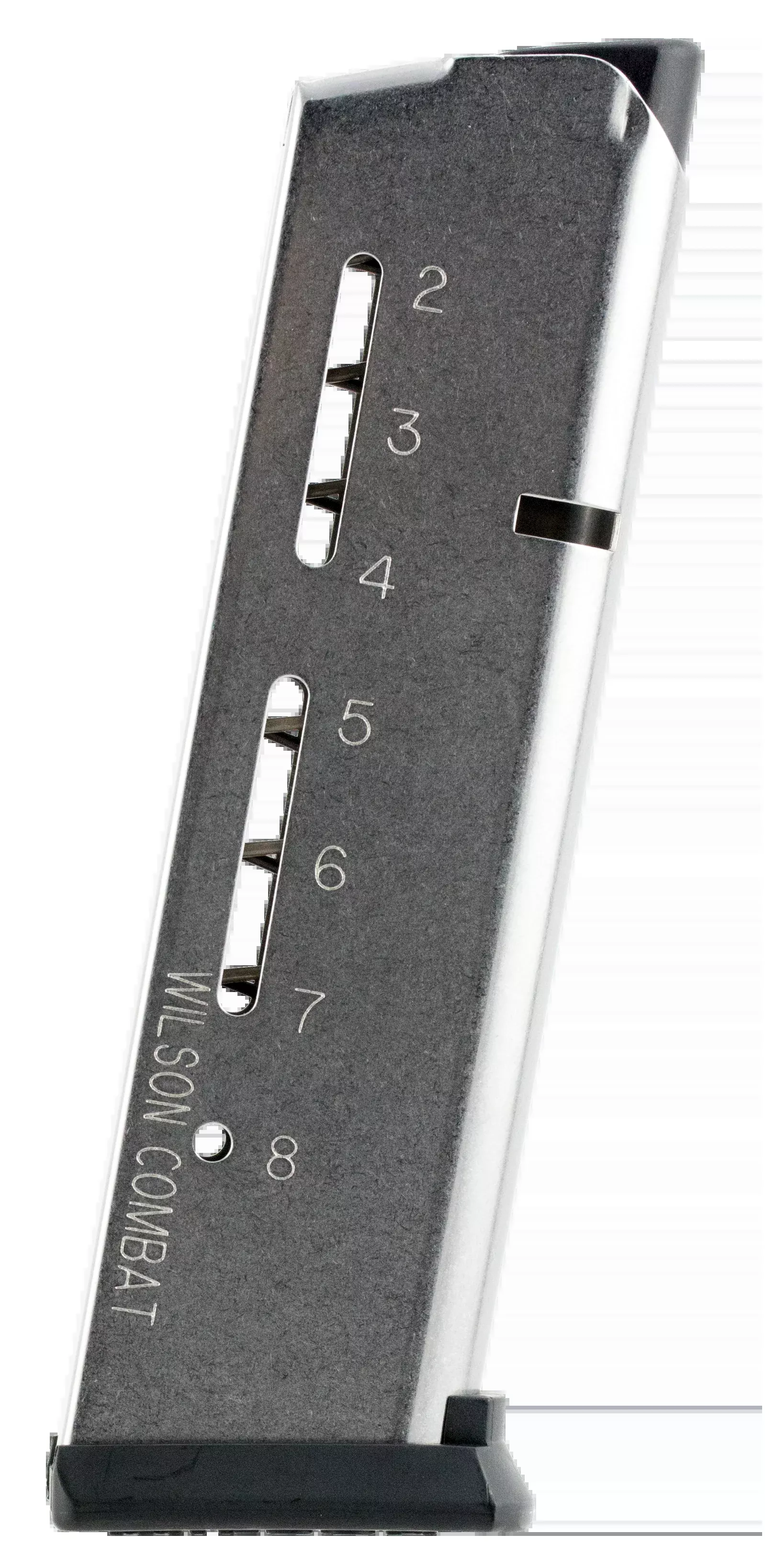 Wilson Combat ETM 1911 45 ACP 8rd Stainless Steel Magazine - Silver