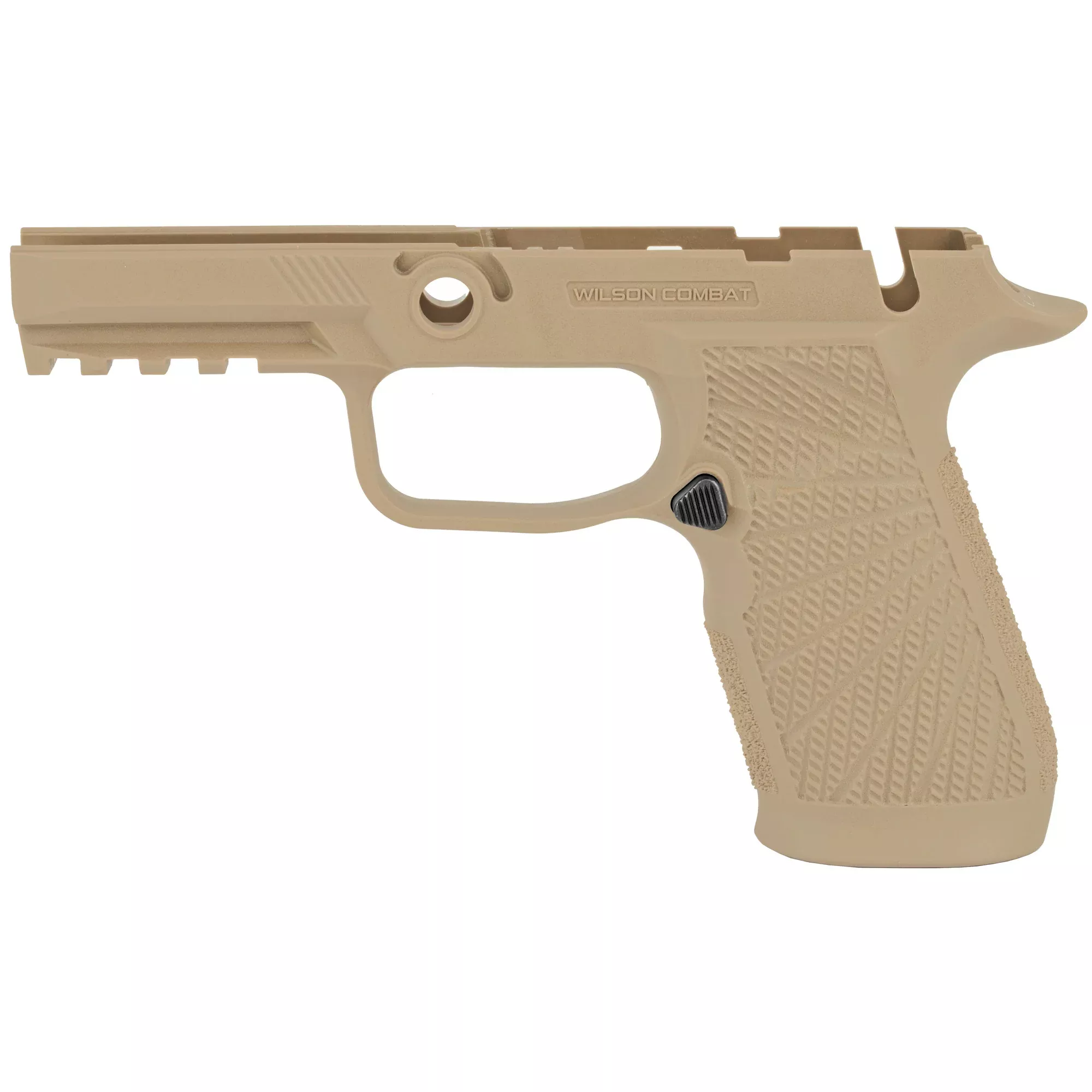 Wilson Combat P320 Carry Grip Module WC320, Tan Polymer, Manual Safety, Enhanced Ergonomics 320-CMT