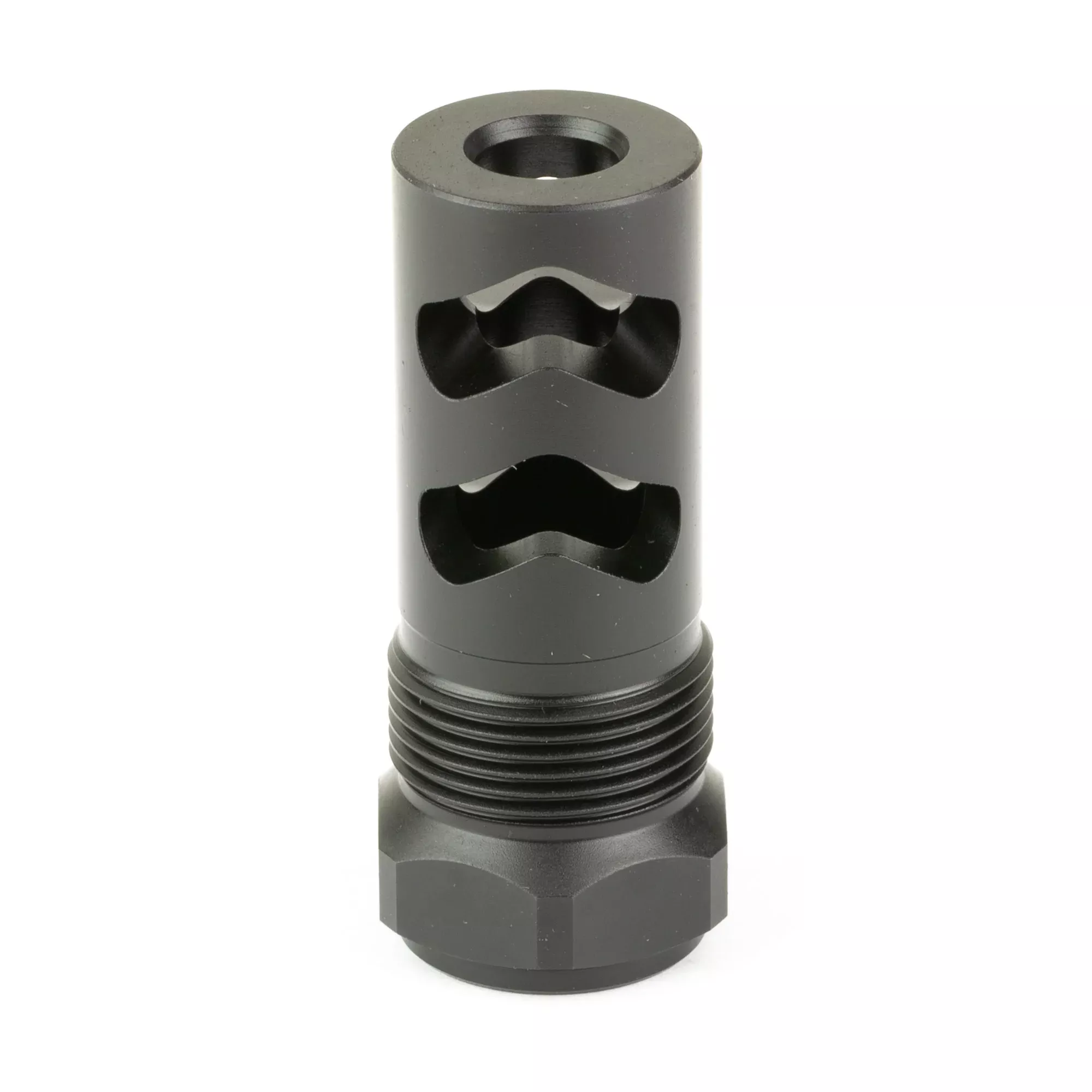 Wilson Combat Rapid-Thread 9mm/350 Legend Muzzle Brake 5/8x24 Black Melonite SP-RTMB-5-8X24-9MM