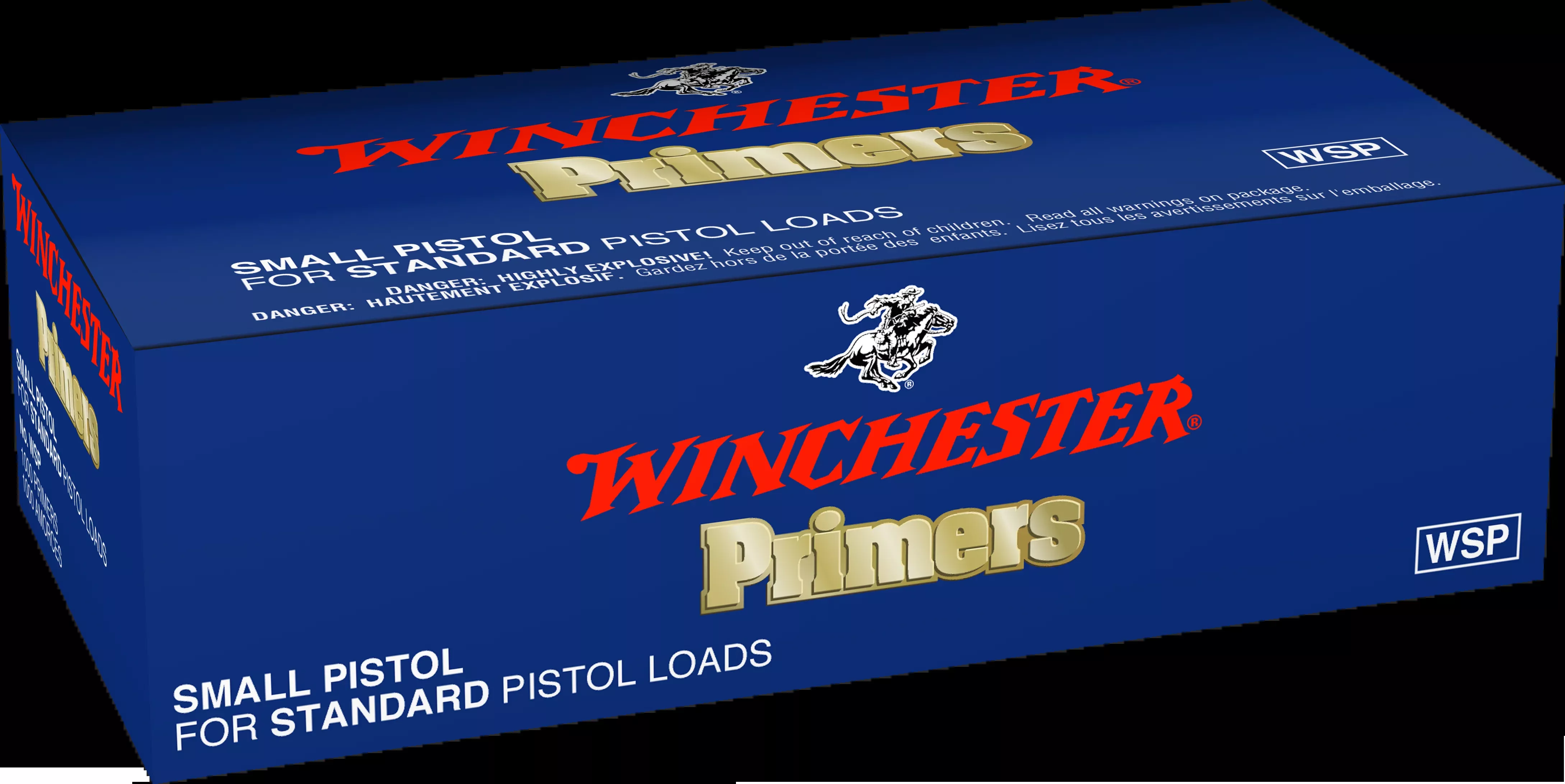 Winchester Ammo Small Pistol Primers #1-1/2 for Standard Loads, 5,000-Count Case WSP