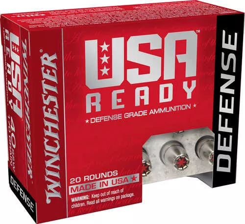 Winchester Ammo Usa Ready 40 S&W 155 Gr Hollow Point (hp) 20 Round Box