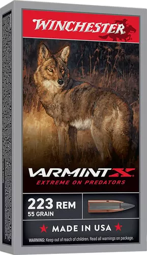 Winchester Ammo X22250PXP Varmint X22-250Rem 55gr Extreme Point 20 Per Box/10 Case