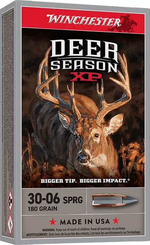 Winchester Ammo X3006DS2 Deer Season XP30-06Springfield 180gr 20 Per Box/10 Case