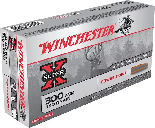 Winchester Ammo X300WSM1 Super X300WSM 150gr Power Point 20 Per Box/10 Case