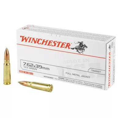 Winchester Ammunition 762x39mm 123 Grain Full Metal Jacket - 20 Round Box