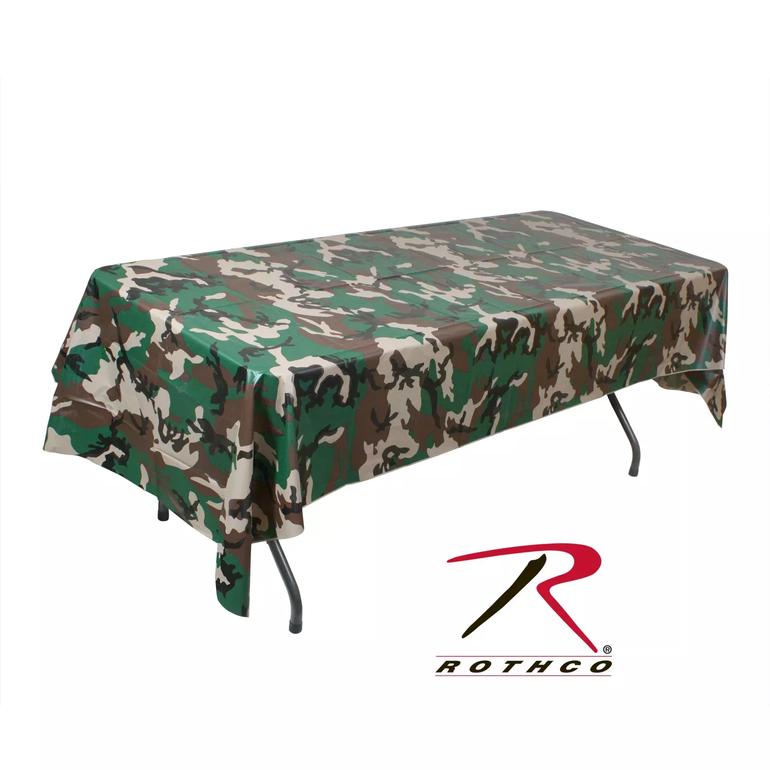 Woodland Camo Tablecloth