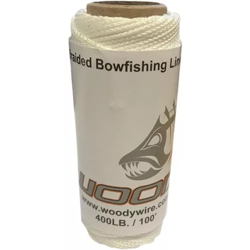 Woody Wire Bowfishing Braided Line400 lb 100 ft.