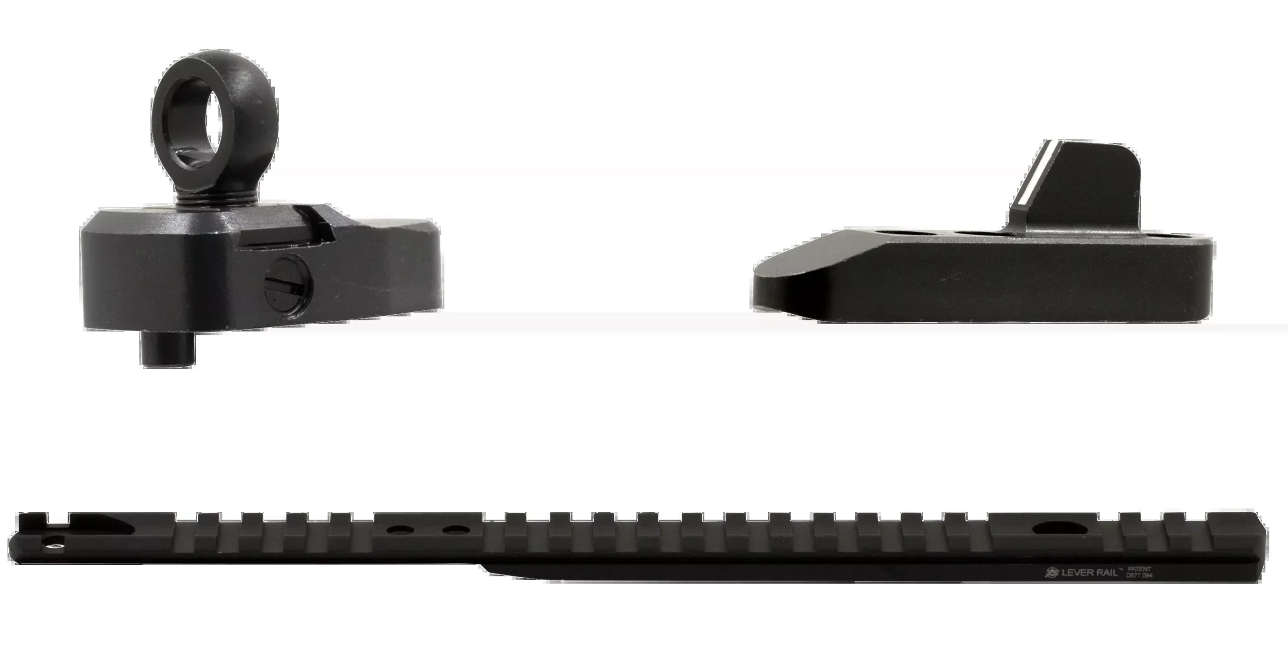 XS SIGHTS Marlin 1895 Lever Rail Ghost Ring Sight Set with White Stripe Front, Picatinny, ML10015