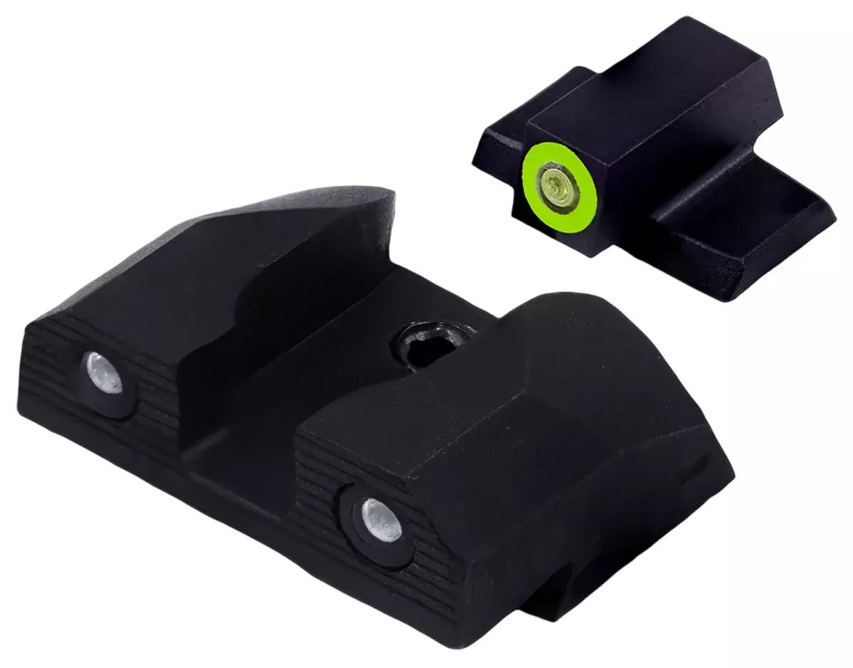 XS Sights SWR209S6G R3D 2.0Green Tritium Front/Black Oxide Frame, Fits S&W Bodyguard 2.0