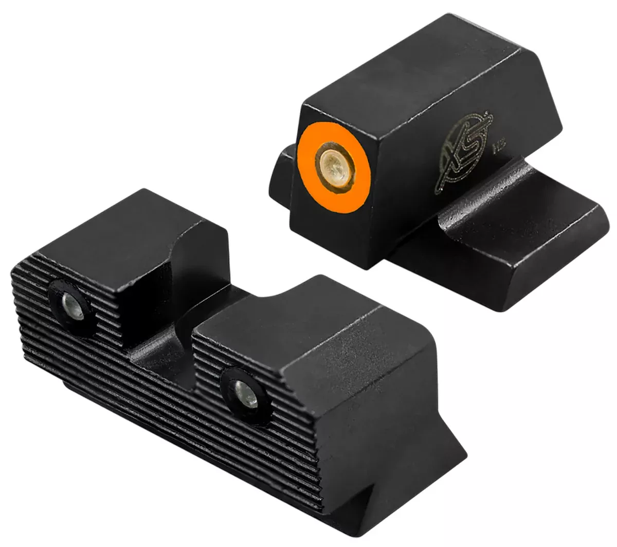 XS Sights SWR209S6N R3D 2.0Orange Tritium Front/Black Oxide Frame, Fits S&W Bodyguard 2.0