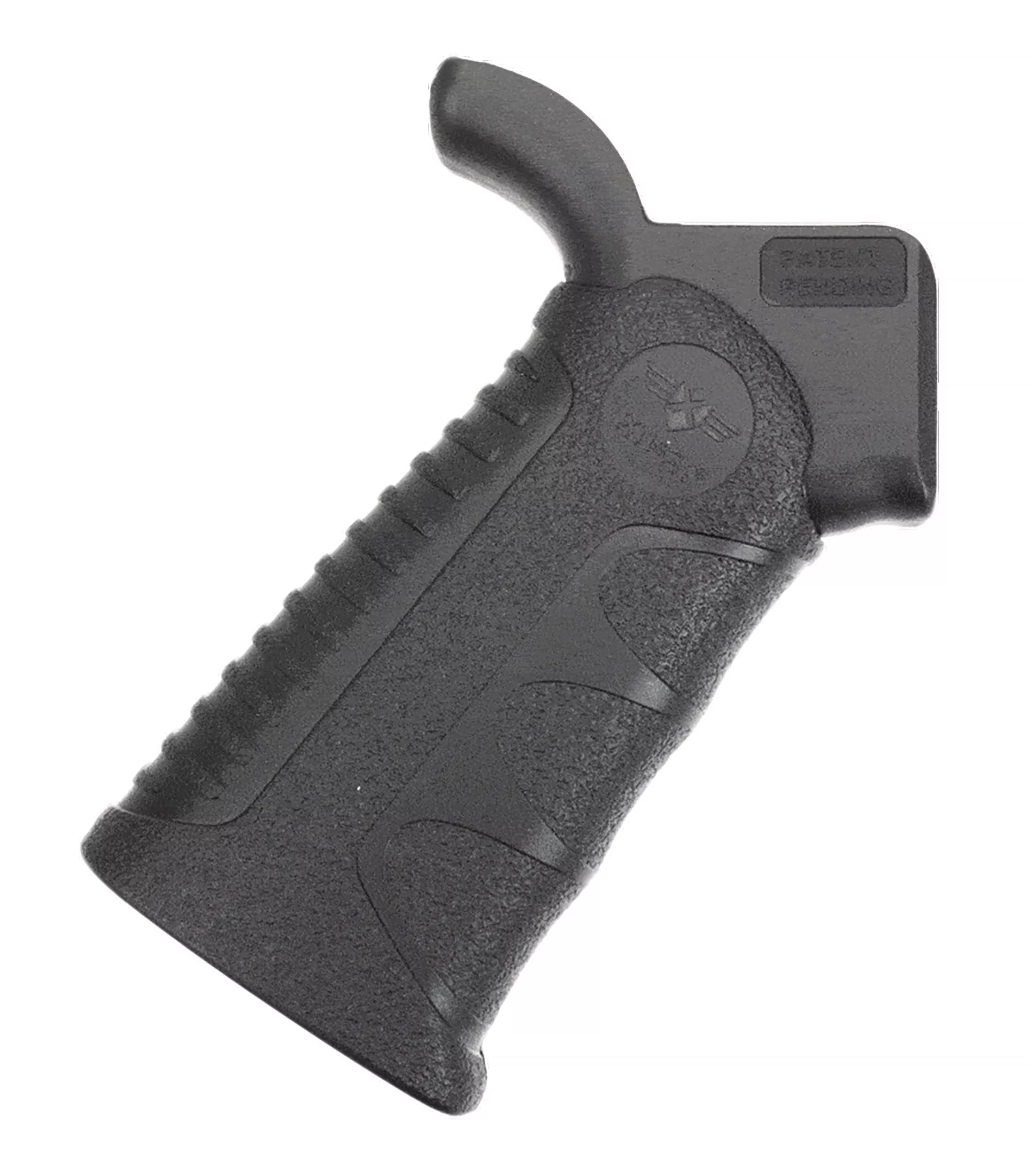 XTech Tactical Adjustable AR-15 Pistol Grip, Heavy Texture Black Polymer, 3-Angle Design — XTT117BLKATG2.0