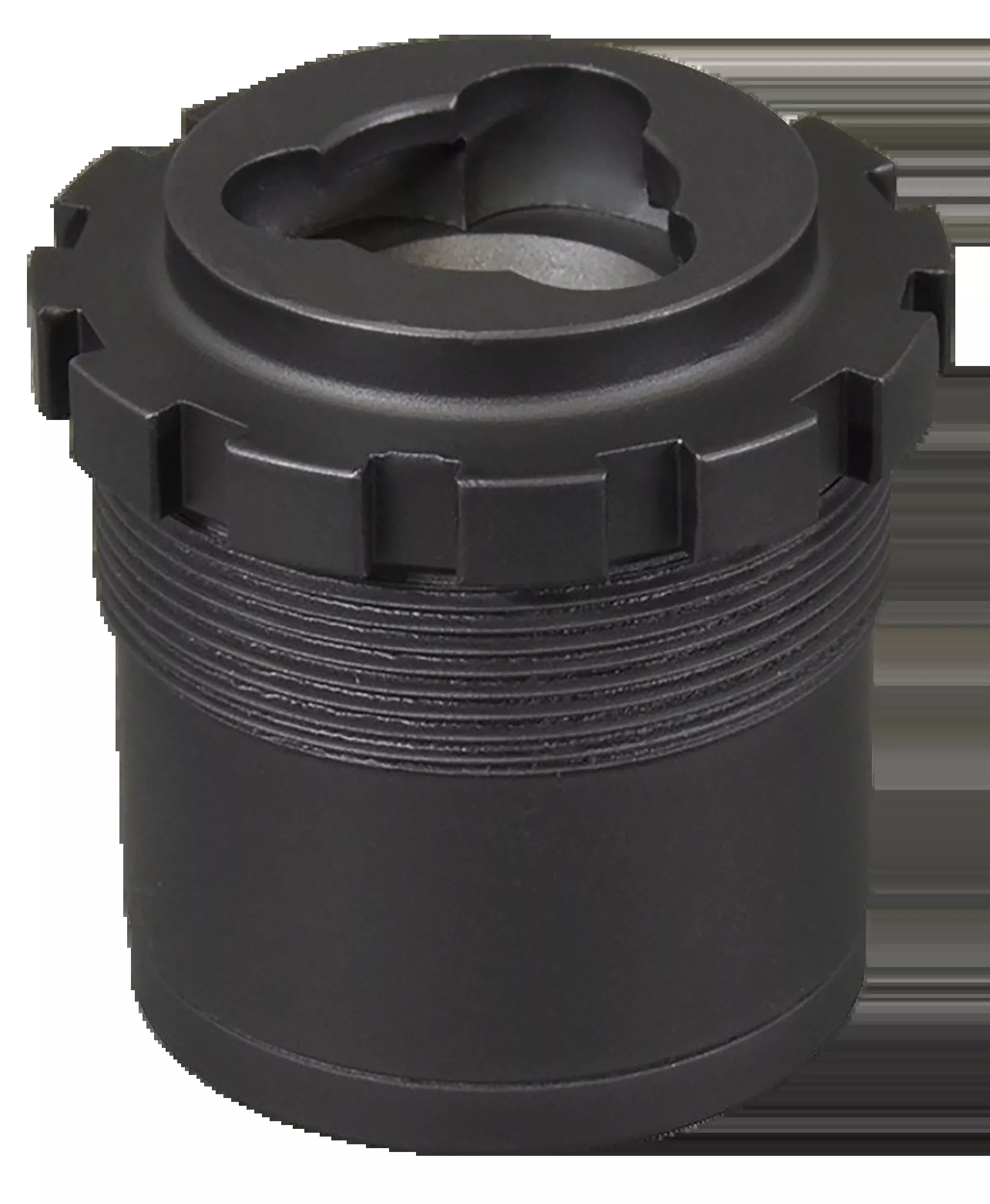 Yankee Hill HD 3-Lug 9mm 1-3/8x24 HUB Adapter - Black