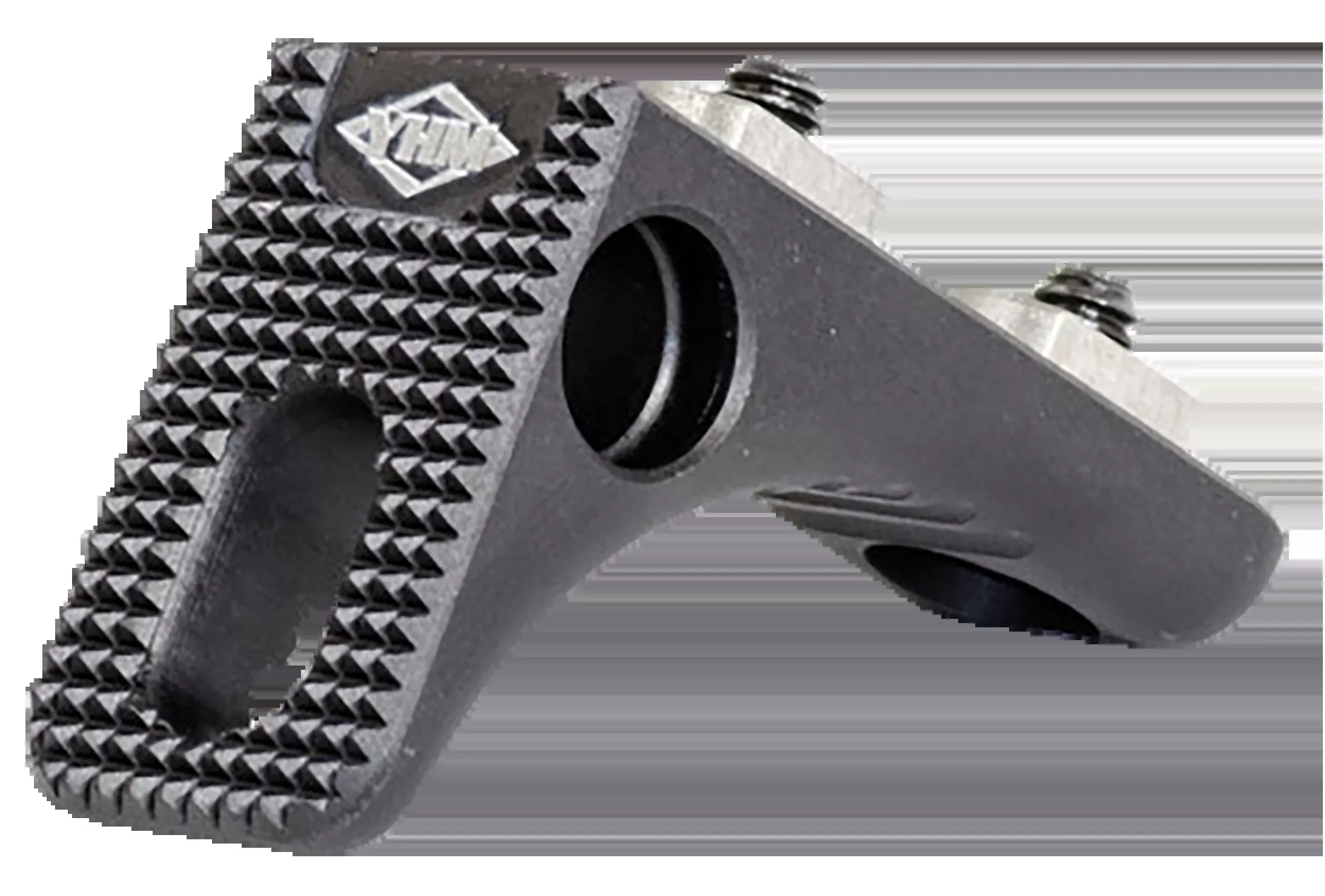 Yankee Hill M-LOK Hand Stop, Knurled 6061-T6 Aluminum, Hardcoat Anodized, Black - 5405A