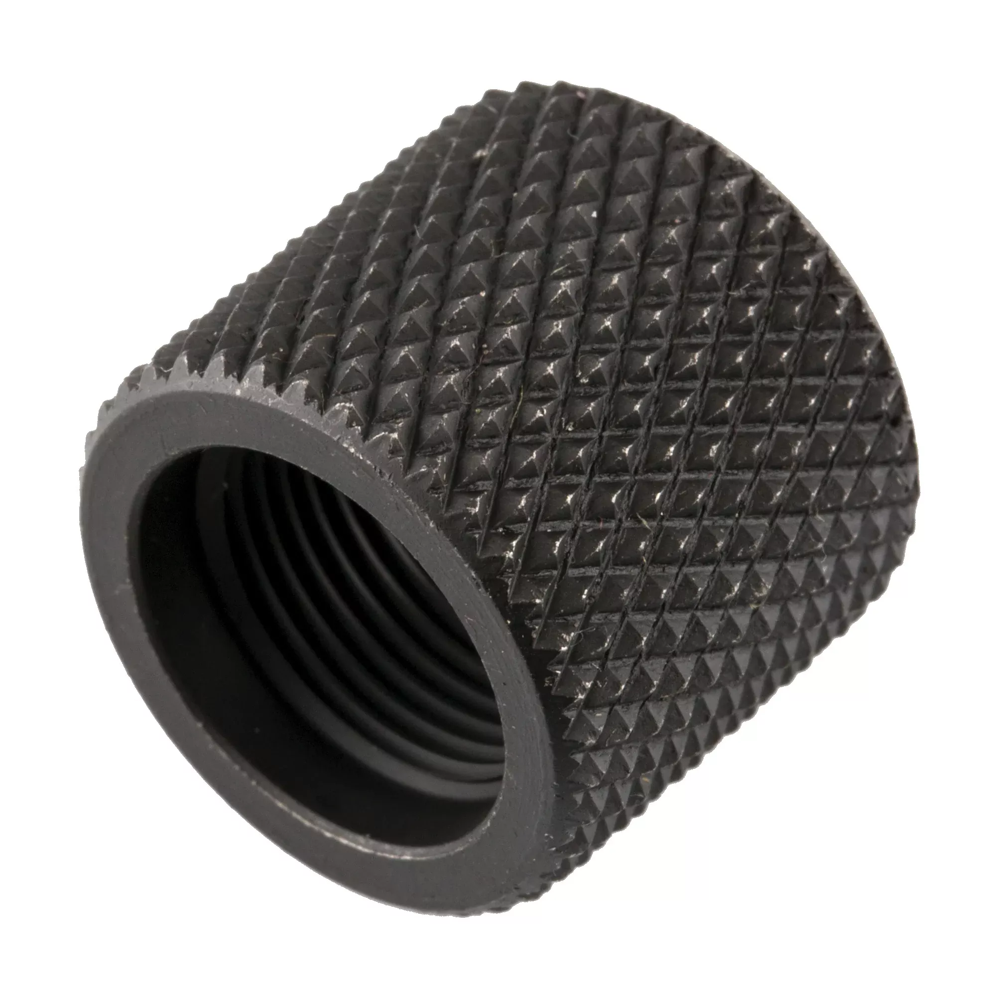 Yankee Hill Machine Co Steel Rifle Thread Protector 1/2x28 .730 OD Matte Black YHM-3411-B