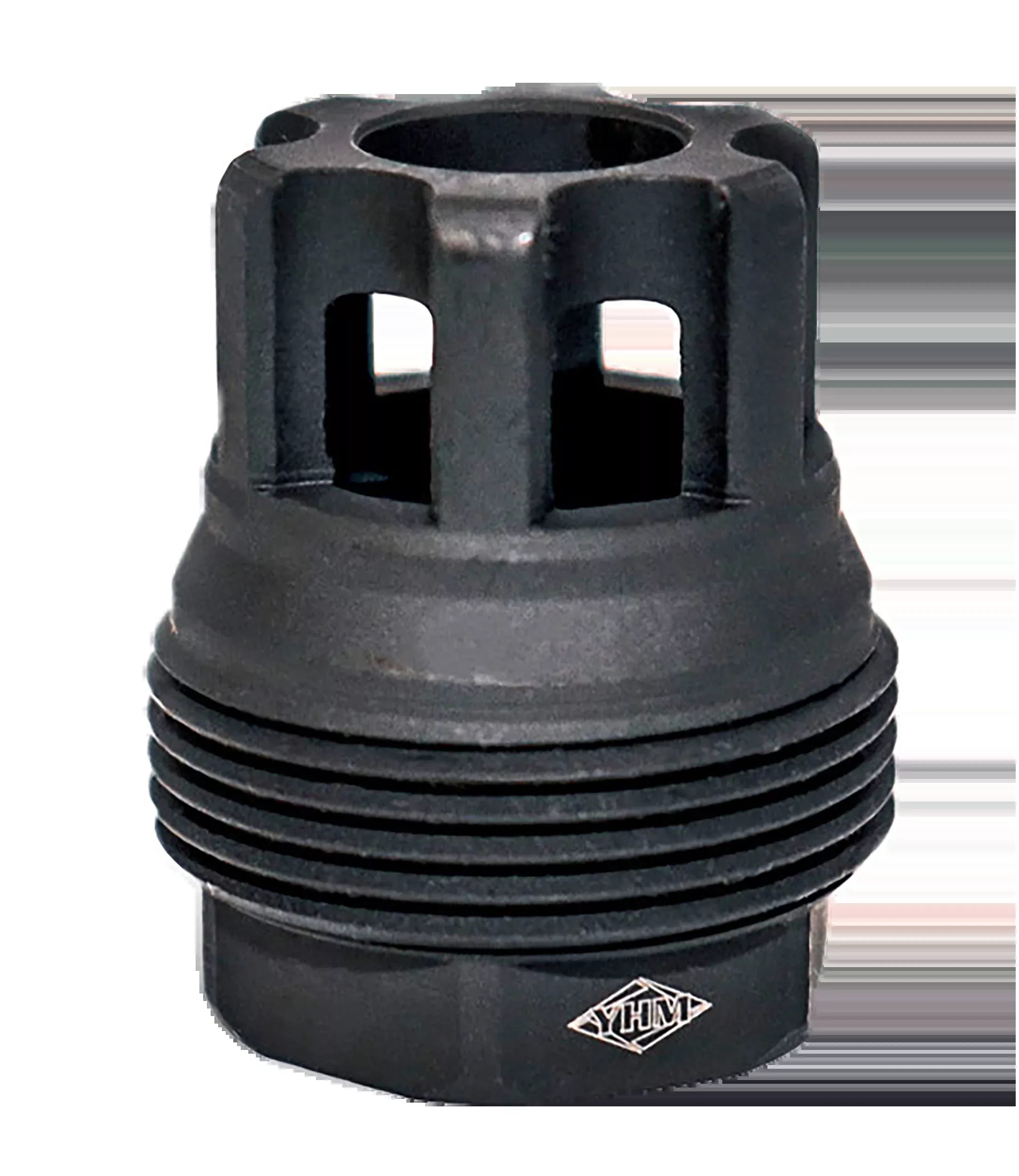 Yankee Hill sRx QD Mini Muzzle Brake, 5/8-24, 9mm, Black Phosphate Steel 4401MB24