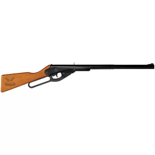 YOUTH BB AIR RIFLE - BROWN, 177 CAL, BUCK MODEL 105, 275 FPS