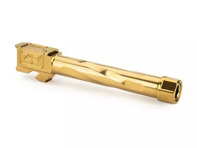 Zaffiri Precision Glock 17 Gen 1-4 Threaded Match Grade Barrel - TiN Gold Finish