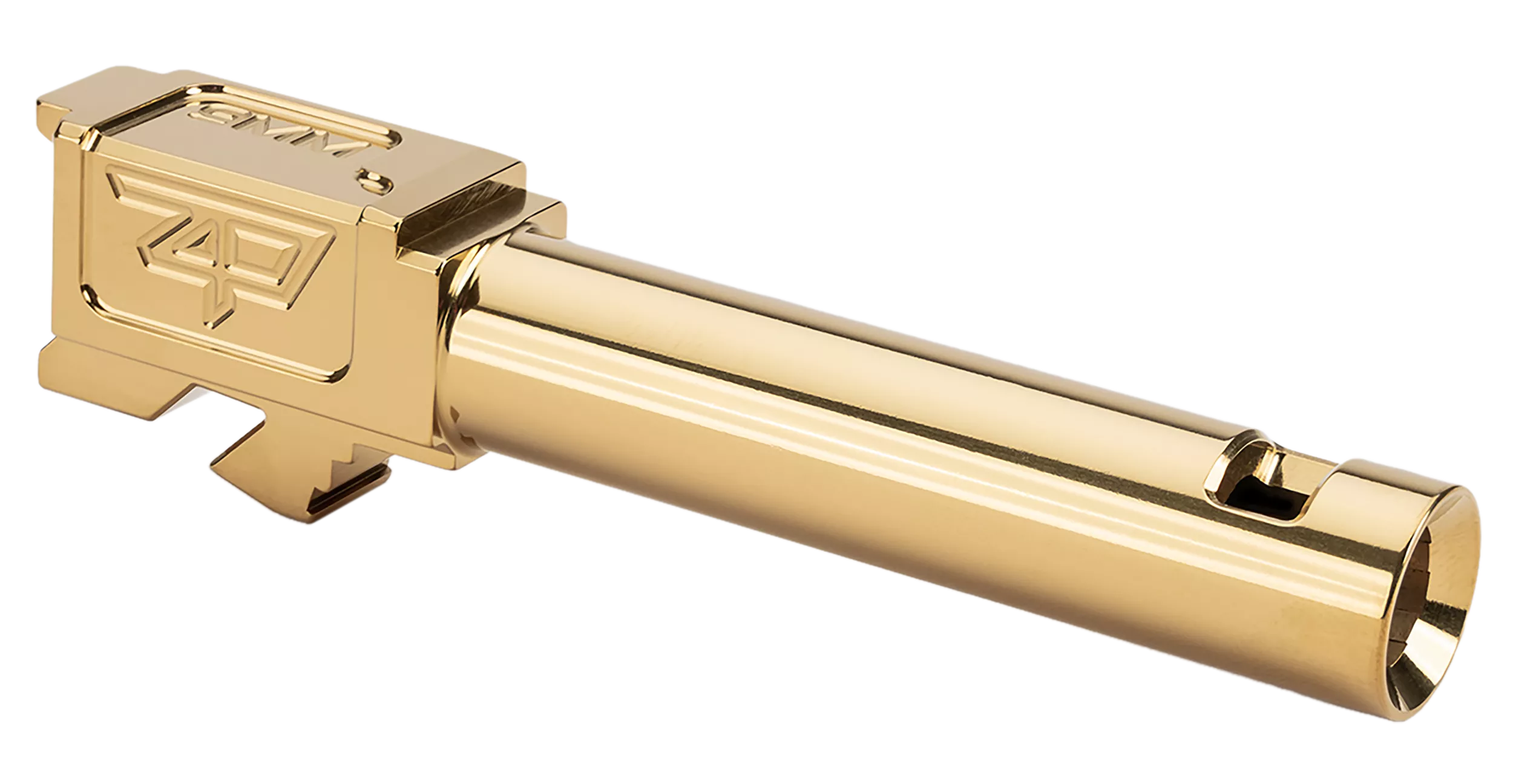 Zaffiri Precision ZP.19G5BCPG Glock3.89" Ported Gold TiN Stainless Steel, Fits Glock 19 Gen 5