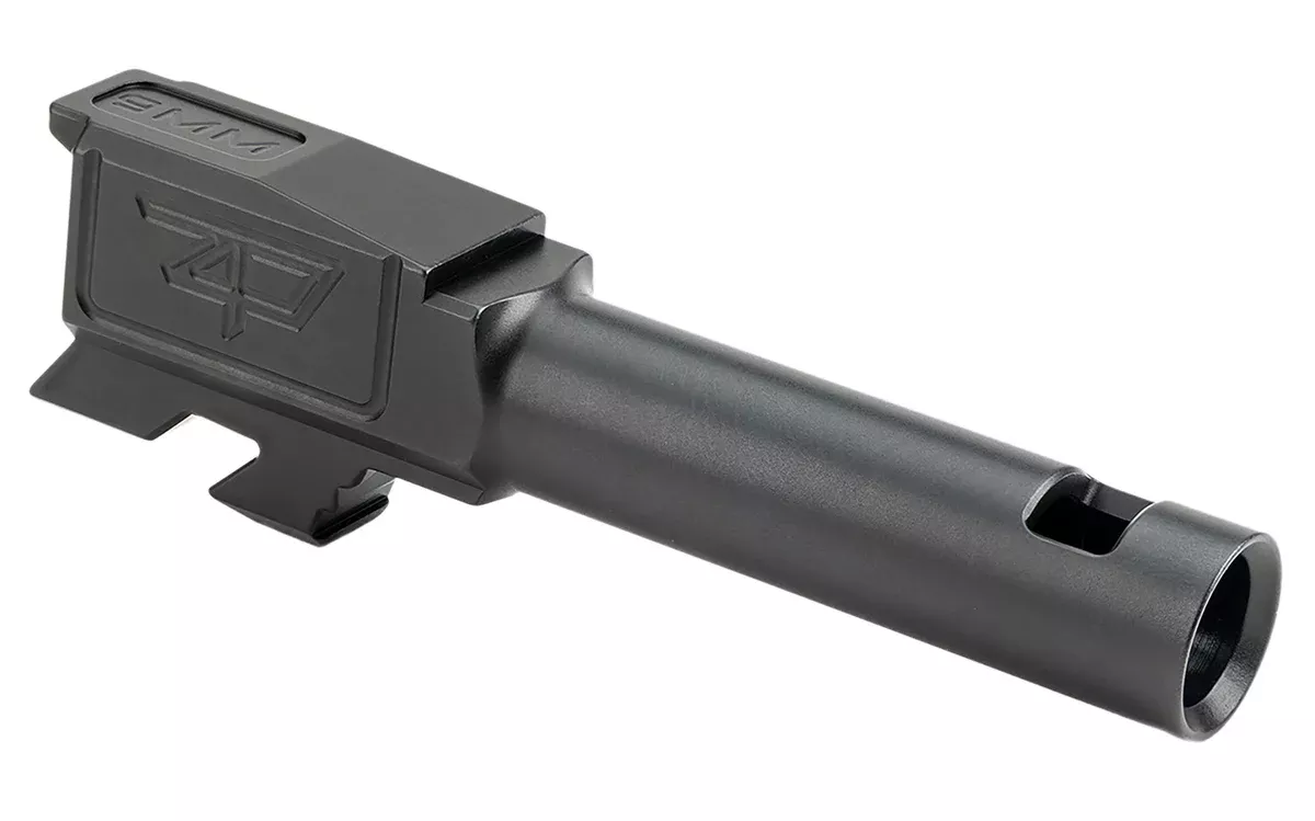 Zaffiri Precision ZP.43BCPBN GlockPorted Black Nitride Stainless Steel, Fits Glock 43/43X