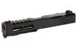 Zaffiri Precision ZPS.2 Glock 19 Gen 3 Optics Ready Complete Slide - RMR Footprint, Lightening Cuts, Armor Black Cerakote, Includes Completed Slide, Barrel, Recoil Assembly, and HD Fiber Sights