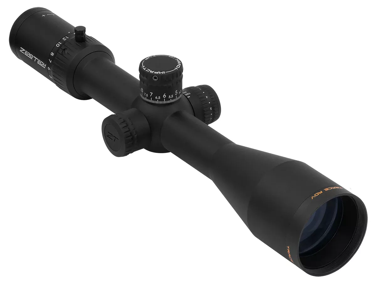 Zero Tech Optics TR4245F-IRTrace Advanced Black 4-24x 50mm 30mm Tube Illuminated RMG FFP Reticle