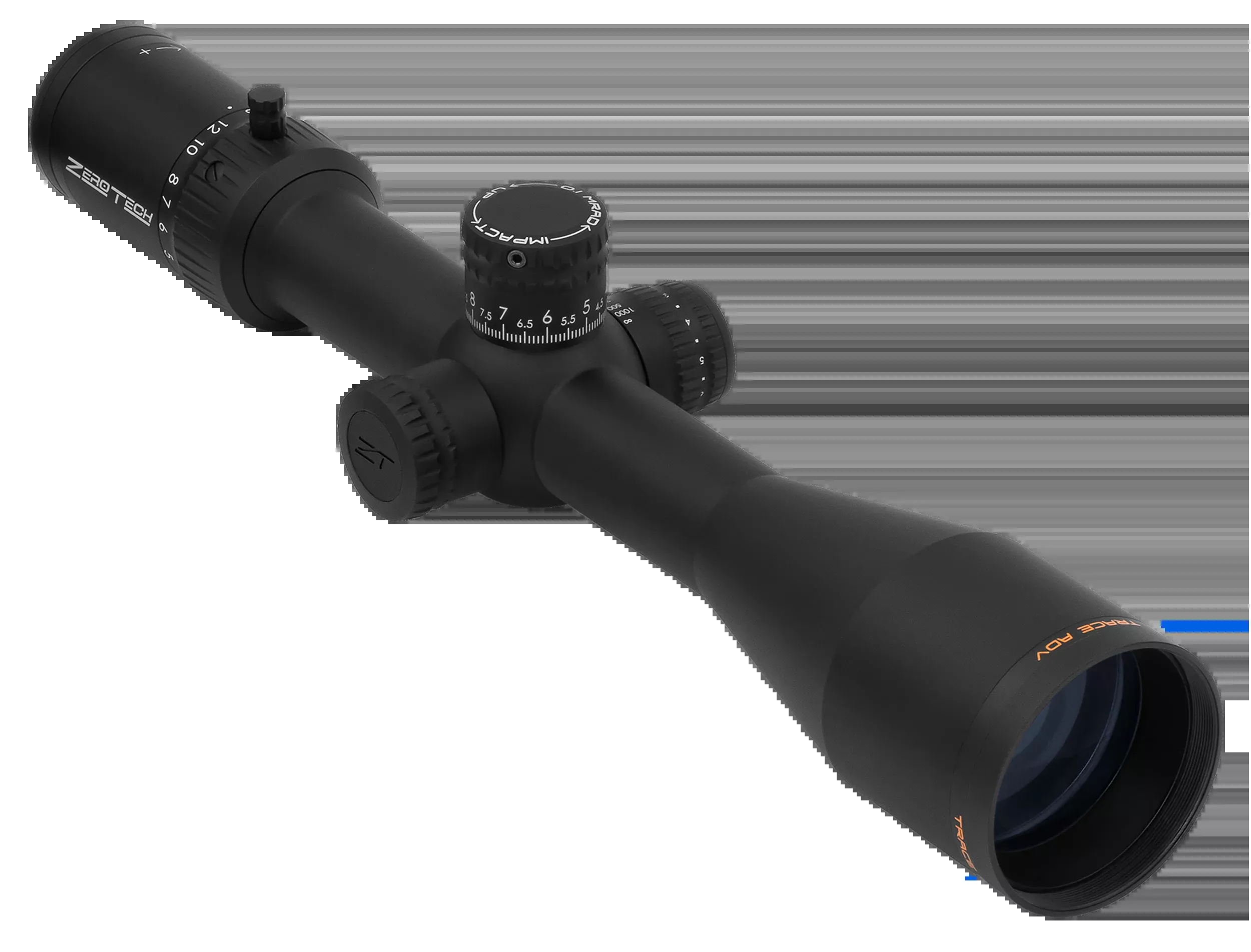 Zero Tech Optics Trace Advanced 4-24x50 Rifle Scope, 30mm, First Focal Plane Illuminated RMG, TR4245F-IR