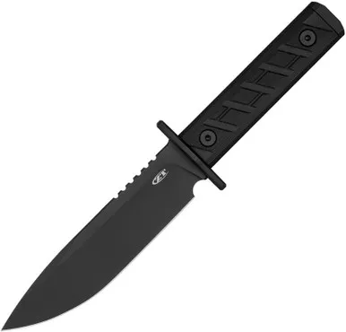 Zero Tolerance Model 0006 Fixed Blade Knife - 6" CPM-3V Black Clip Point Blade,Black G10 Handles, Kydex Sheath