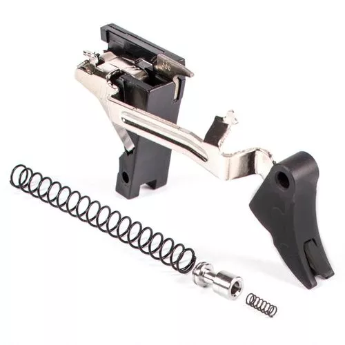 Zev Technologies PRO Drop In Trigger Kit Curved Face Gen 1-3 GLOCK 17/19/26/34 Aluminum Black/Black