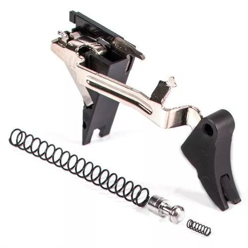 Zev Technologies PRO Drop In Trigger Kit Curved Face Gen 4 GLOCK 17/19/26/34 Aluminum Black/Black