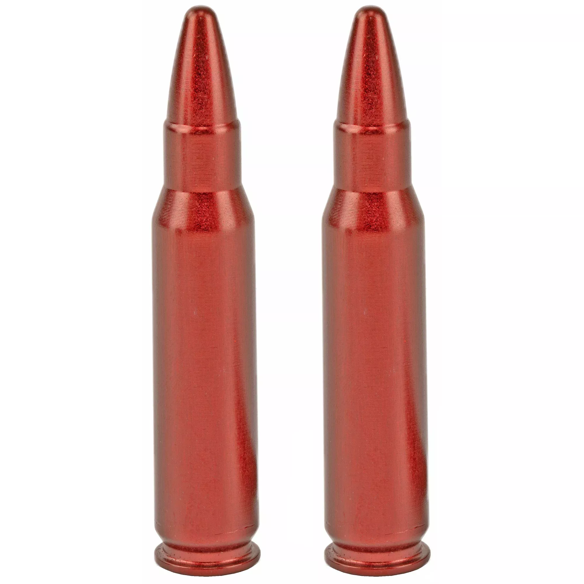 A-Zoom .308 Winchester Snap Caps, 2-Pack Red Aluminum, Hard Anodized Training Rounds 12228