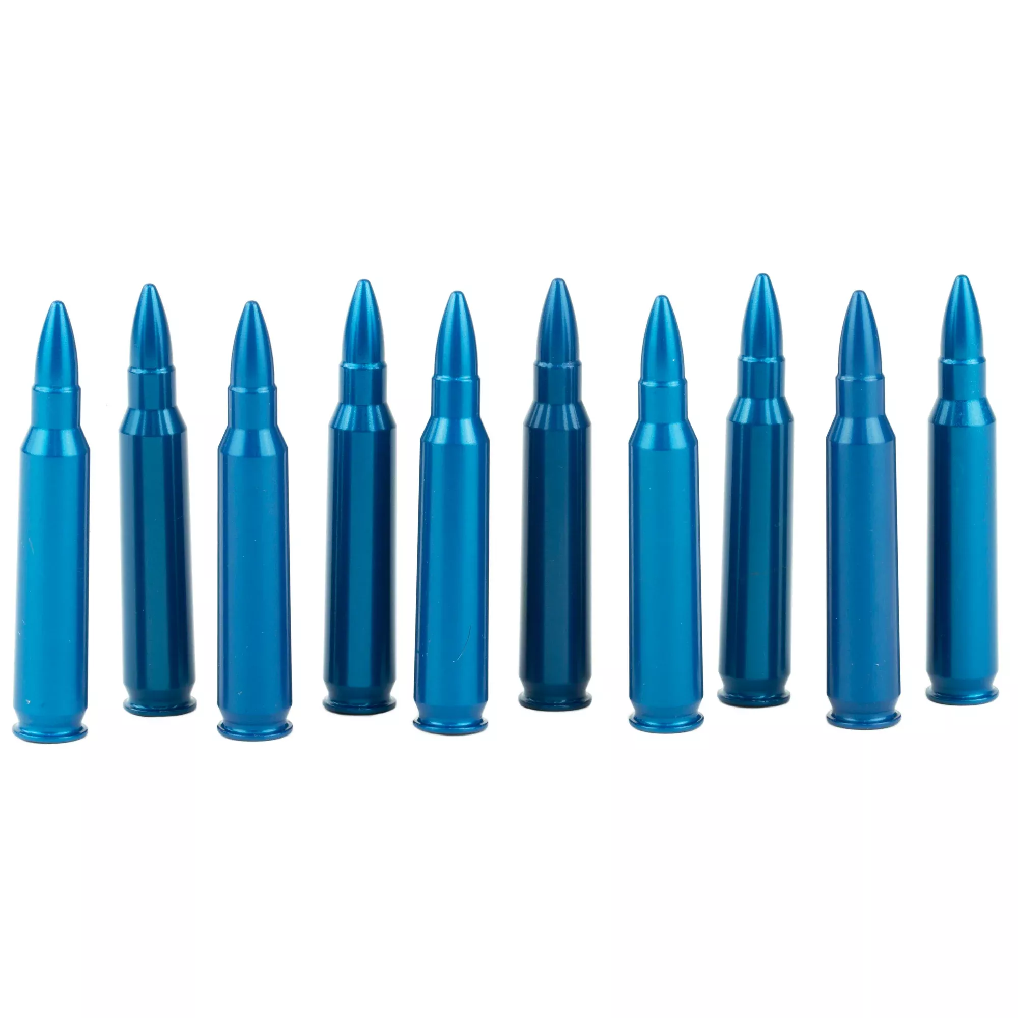 A-Zoom Aluminum Rifle Snap Caps for .223 Remington, Blue 10-Pack, CNC Machined 12322